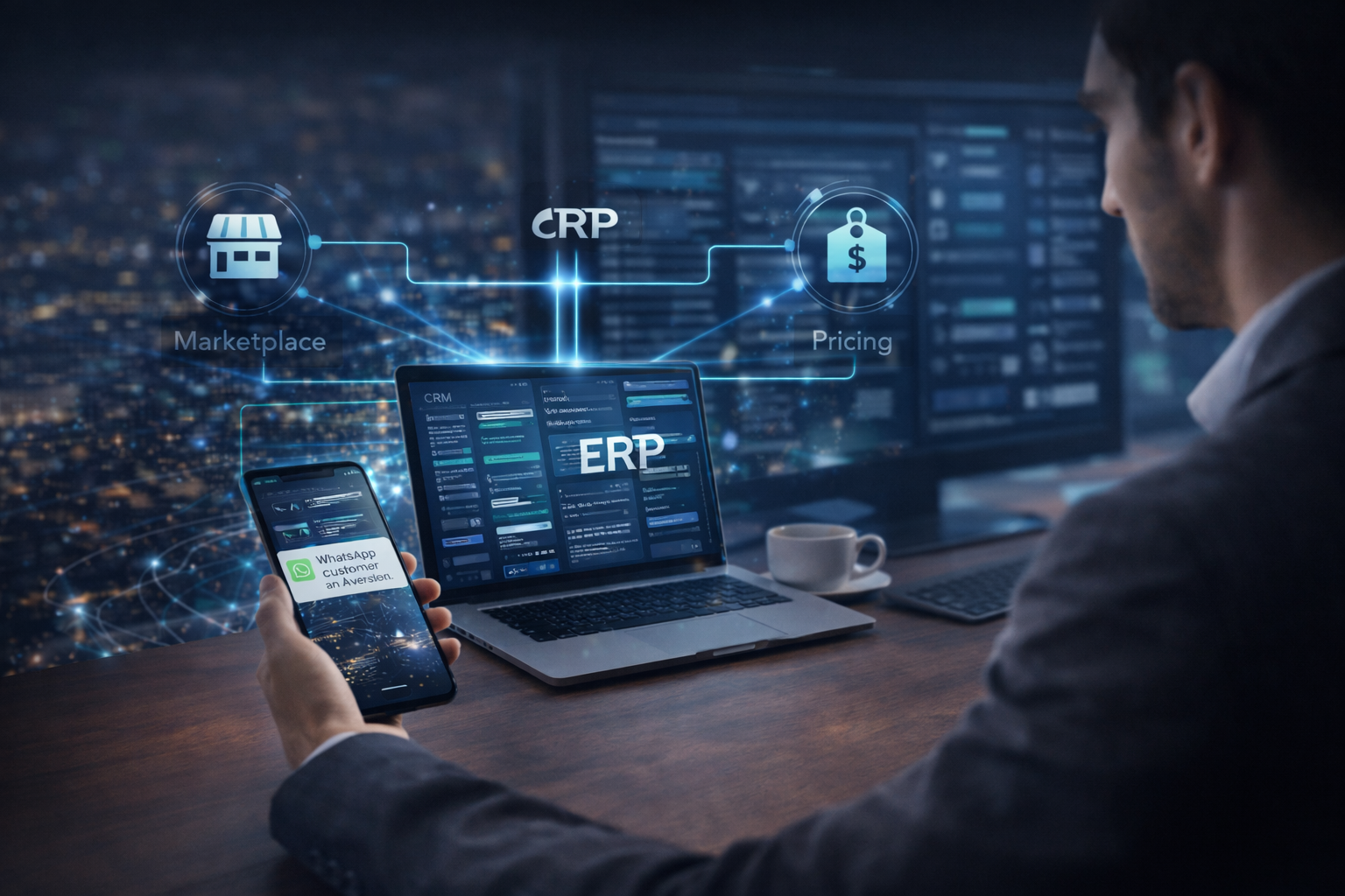 Kurumsal entegrasyonlar: CRM/ERP, sipariş ve stok senkronizasyonu ile ölçeklenebilir WhatsApp AI mimarisi